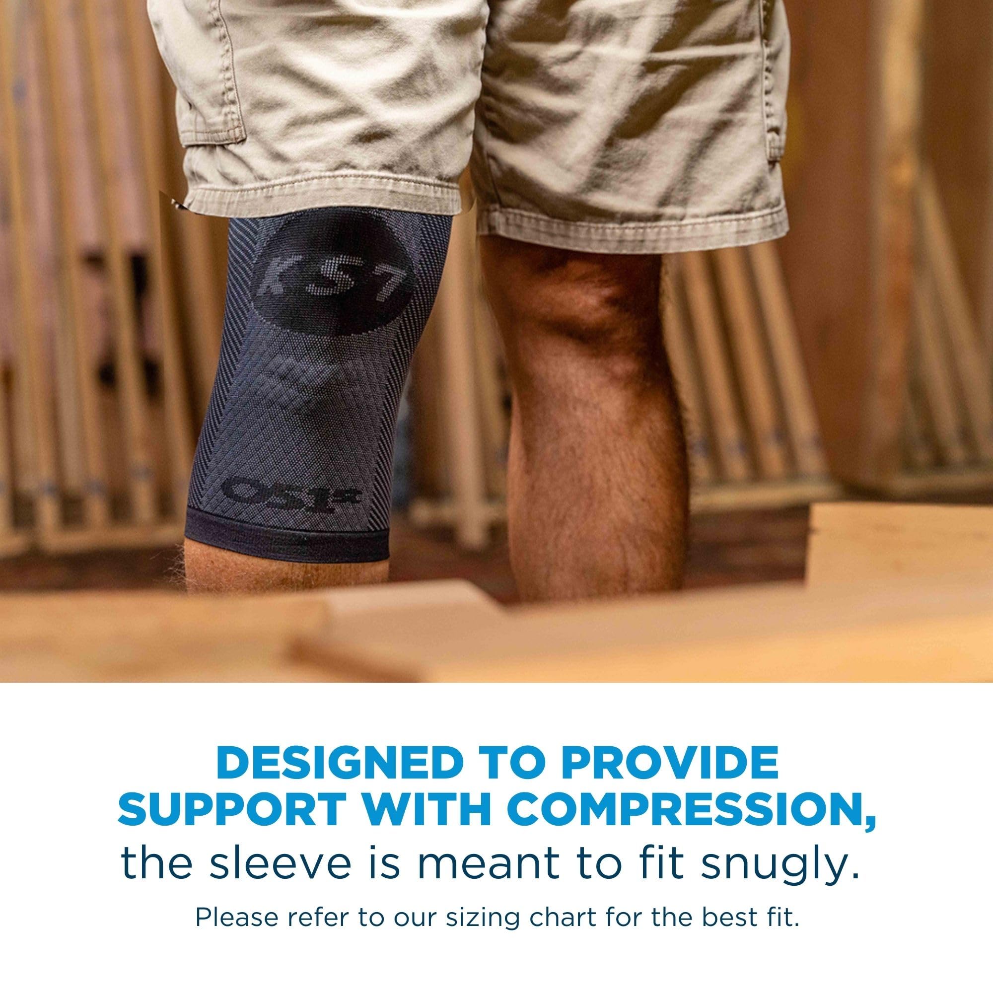 OrthoSleeve KS7 Knee Compression Sleeve for Pain Relief

