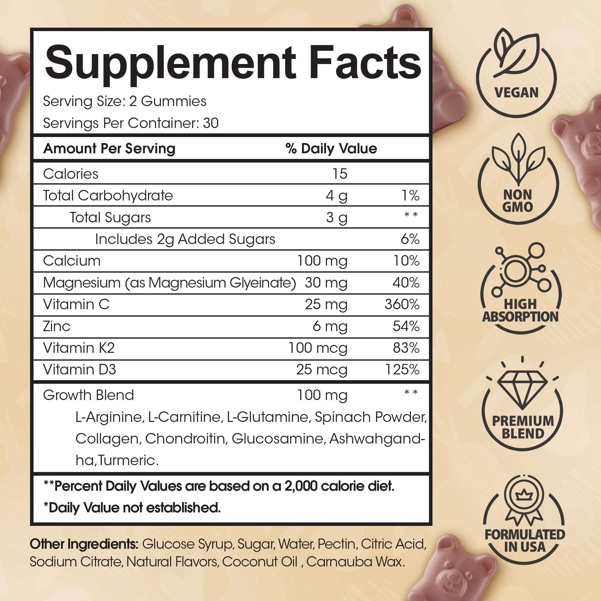 Highspot Height Growth Gummies for Kids & Teens


