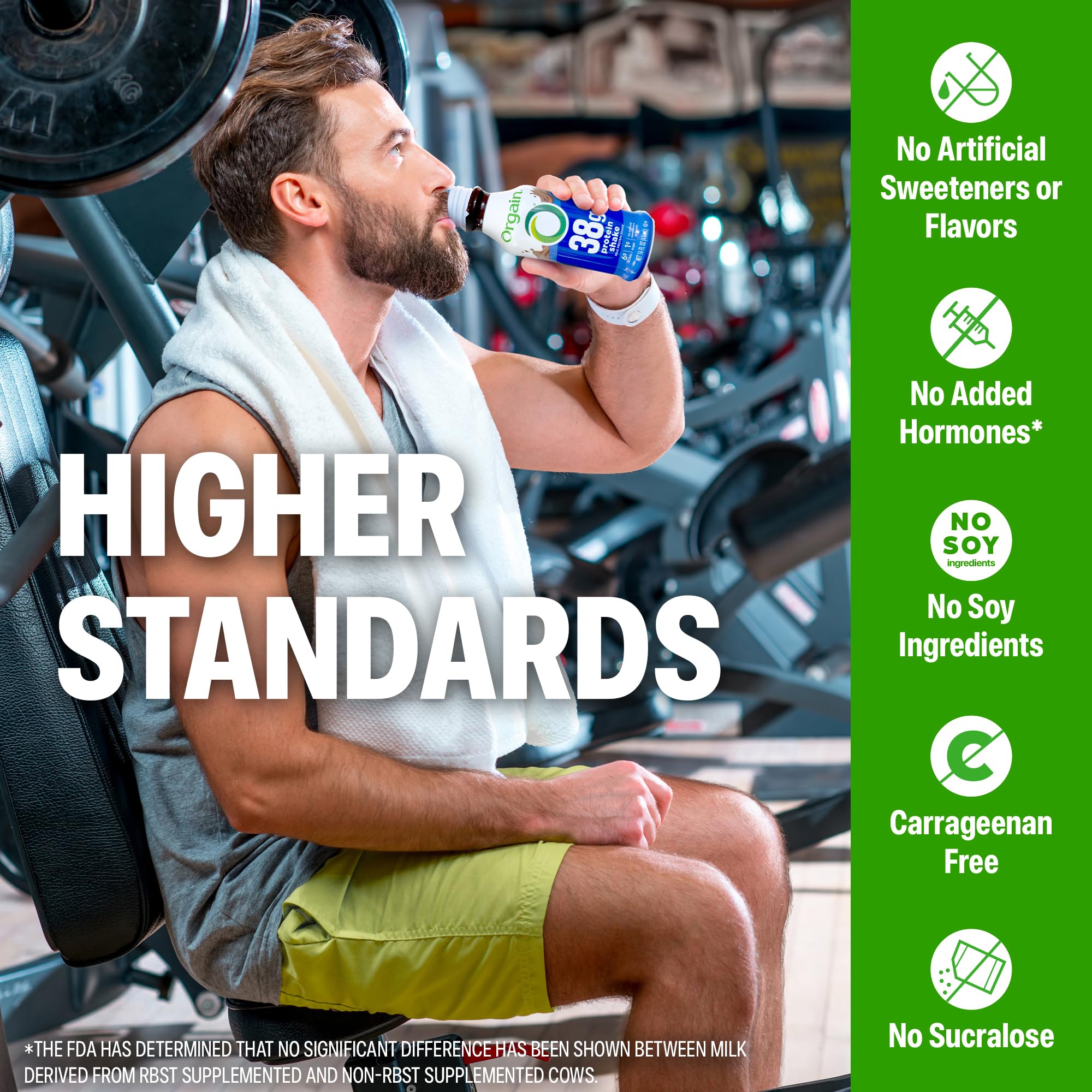 Orgain 38g High Protein Shake Dairy Isolate

