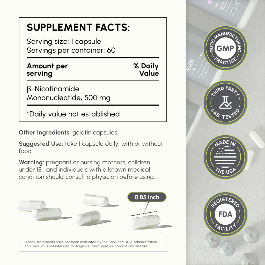 partiQlar NMN Supplement – NAD+ Booster for Energy

