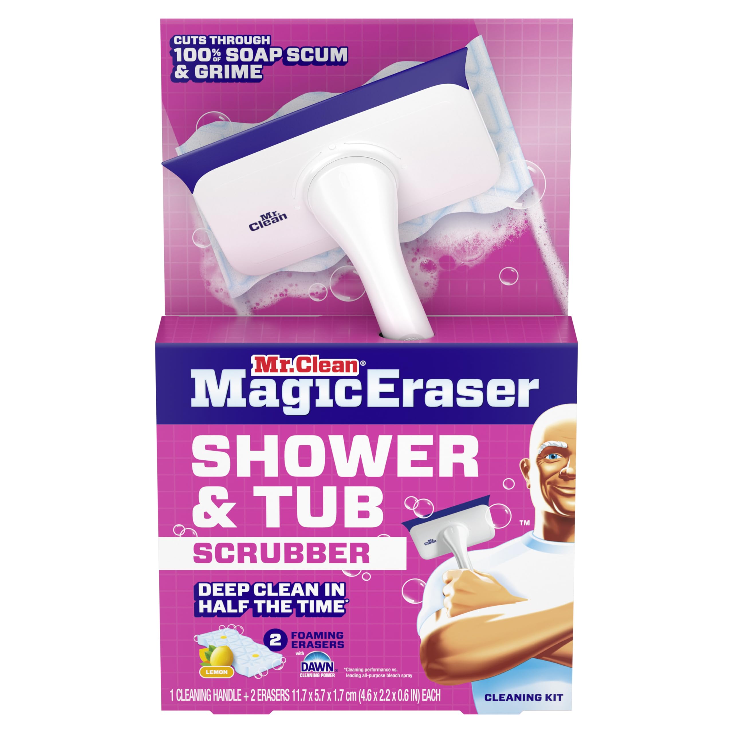 Mr. Clean Shower & Tub Scrubber – All-in-One Bathroom Cleaner

