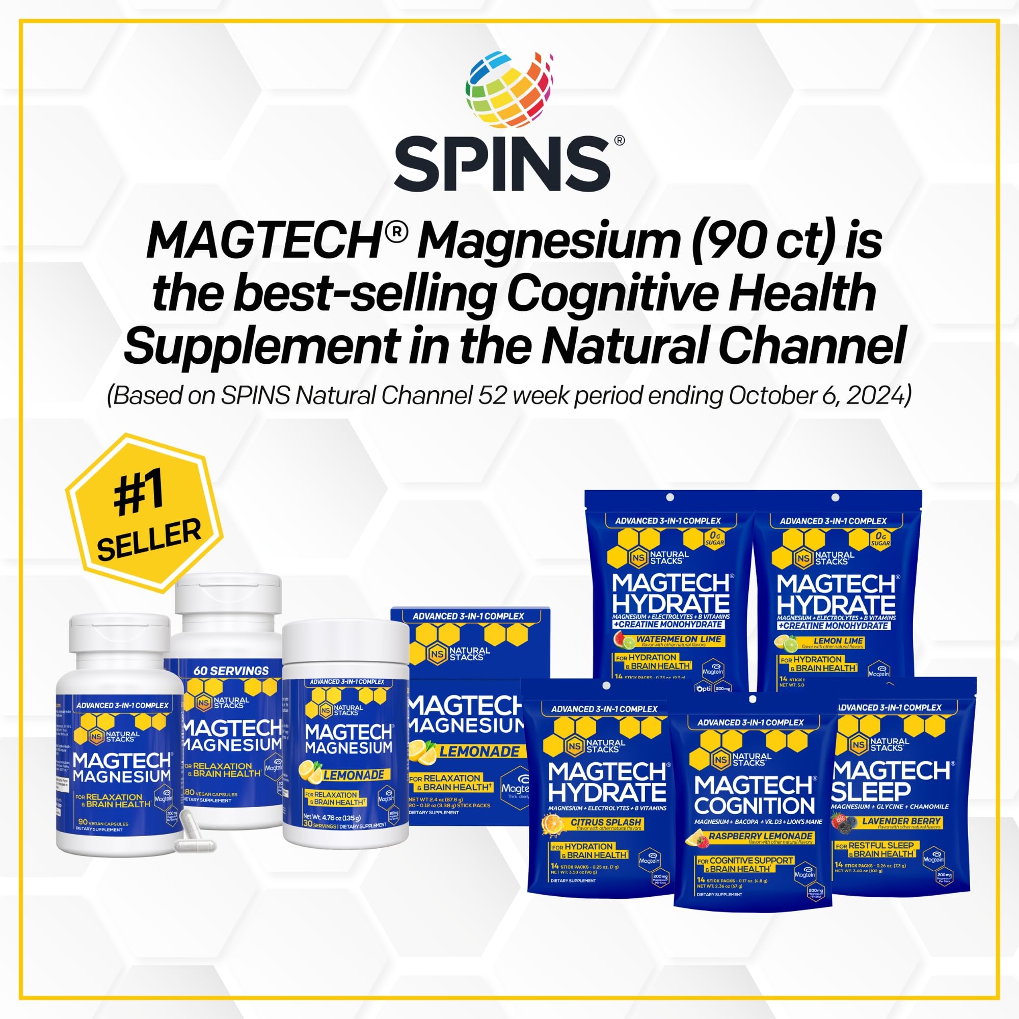 MagTech Magnesium Complex for Brain Health & Sleep

