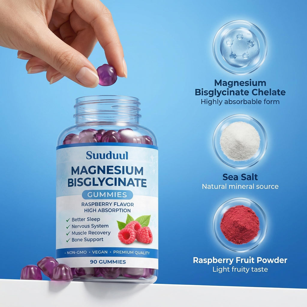 Magnesium Bisglycinate Gummies for Relaxation

