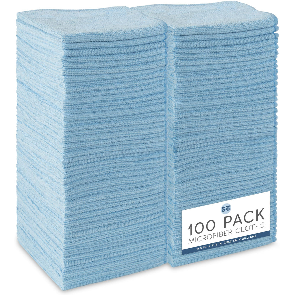 S&T INC Microfiber Cleaning Cloths - Lint-Free Towels


