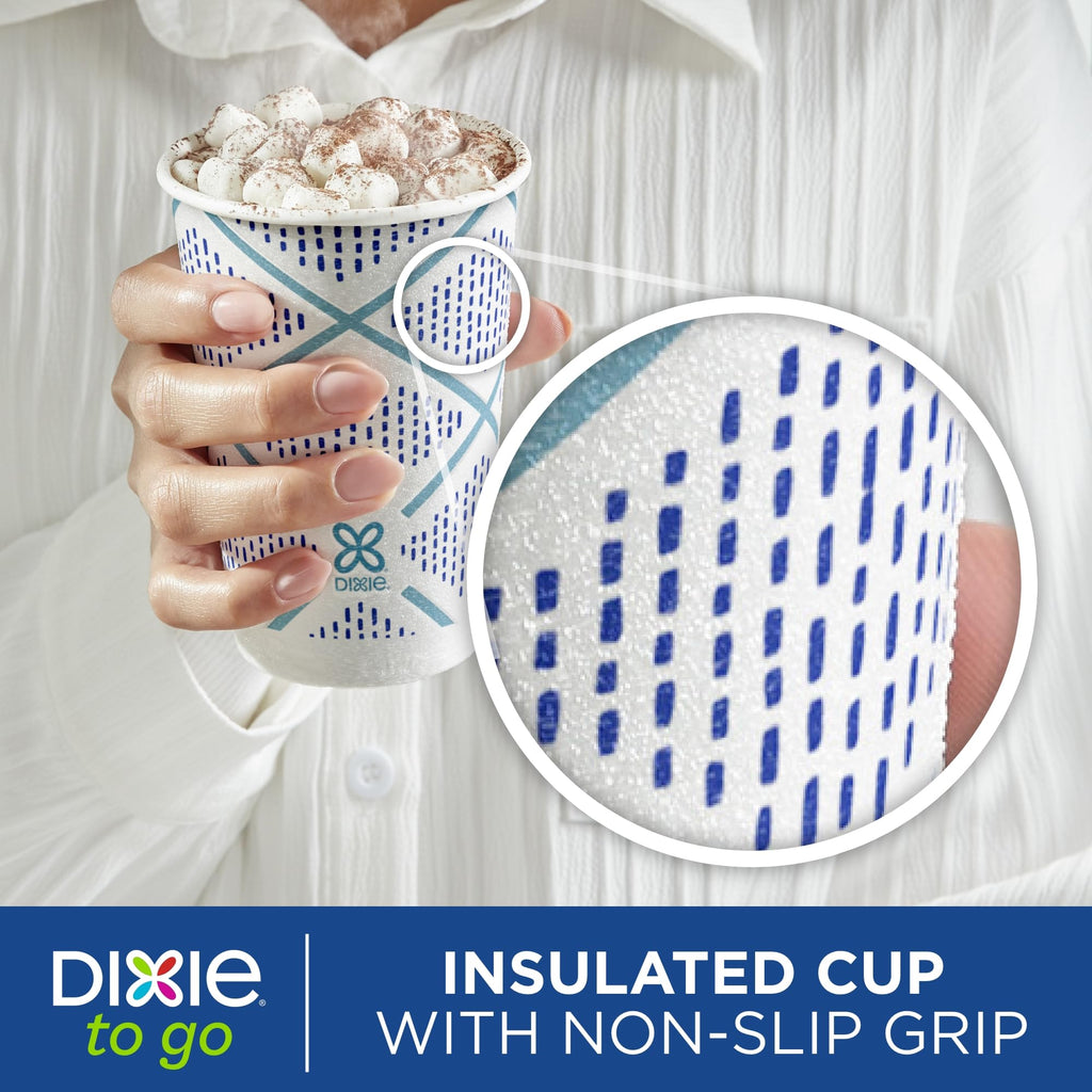 Dixie To Go Disposable Cups – Insulated & Plant-Based

