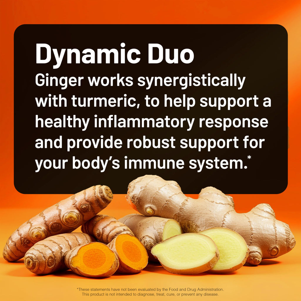 NatureWise Turmeric Curcumin + Ginger Supplement - Vegan


