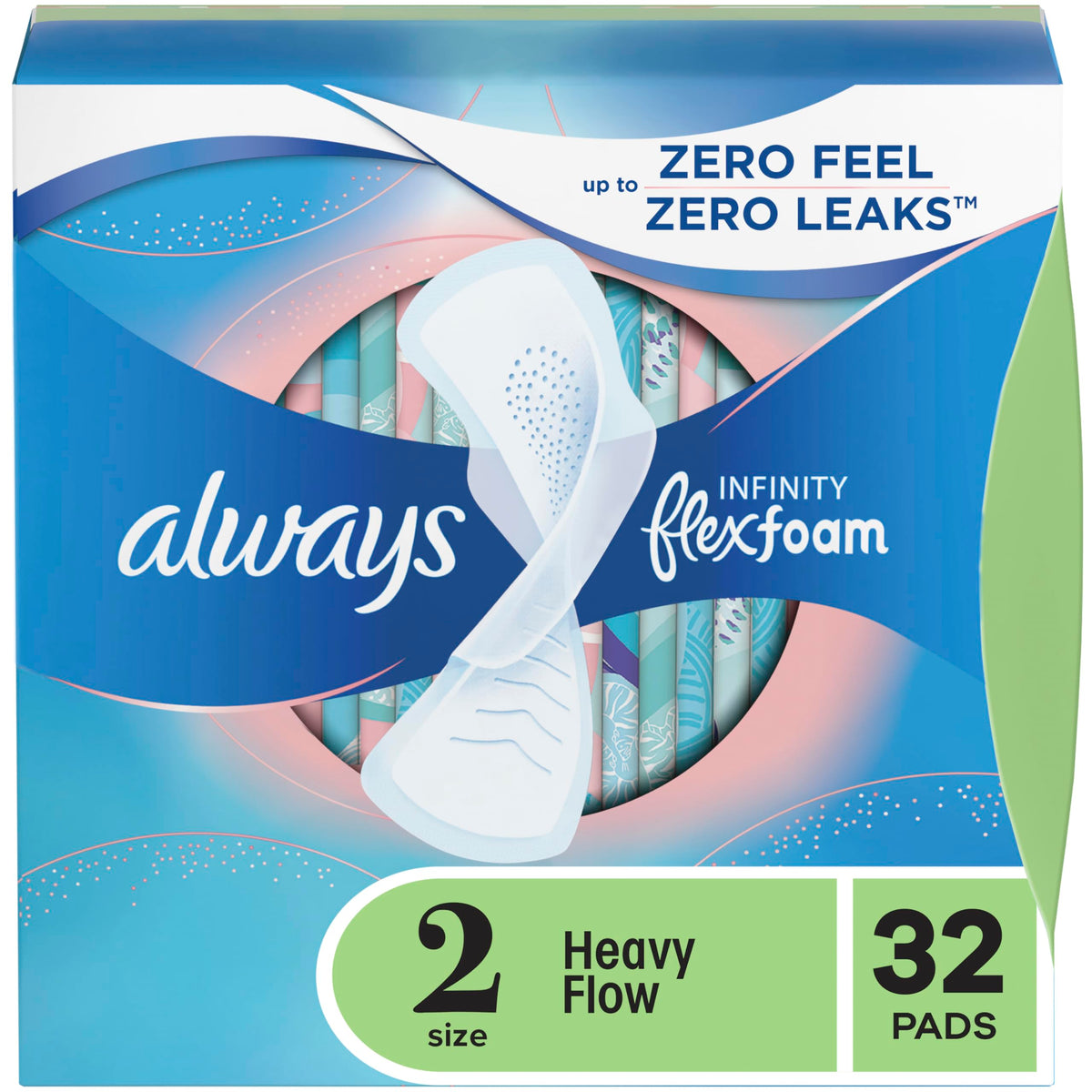 Always Infinity FlexFoam Pads for Women