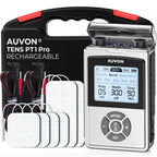AUVON TENS Unit Rechargeable Pain Relief | 8 Modes


