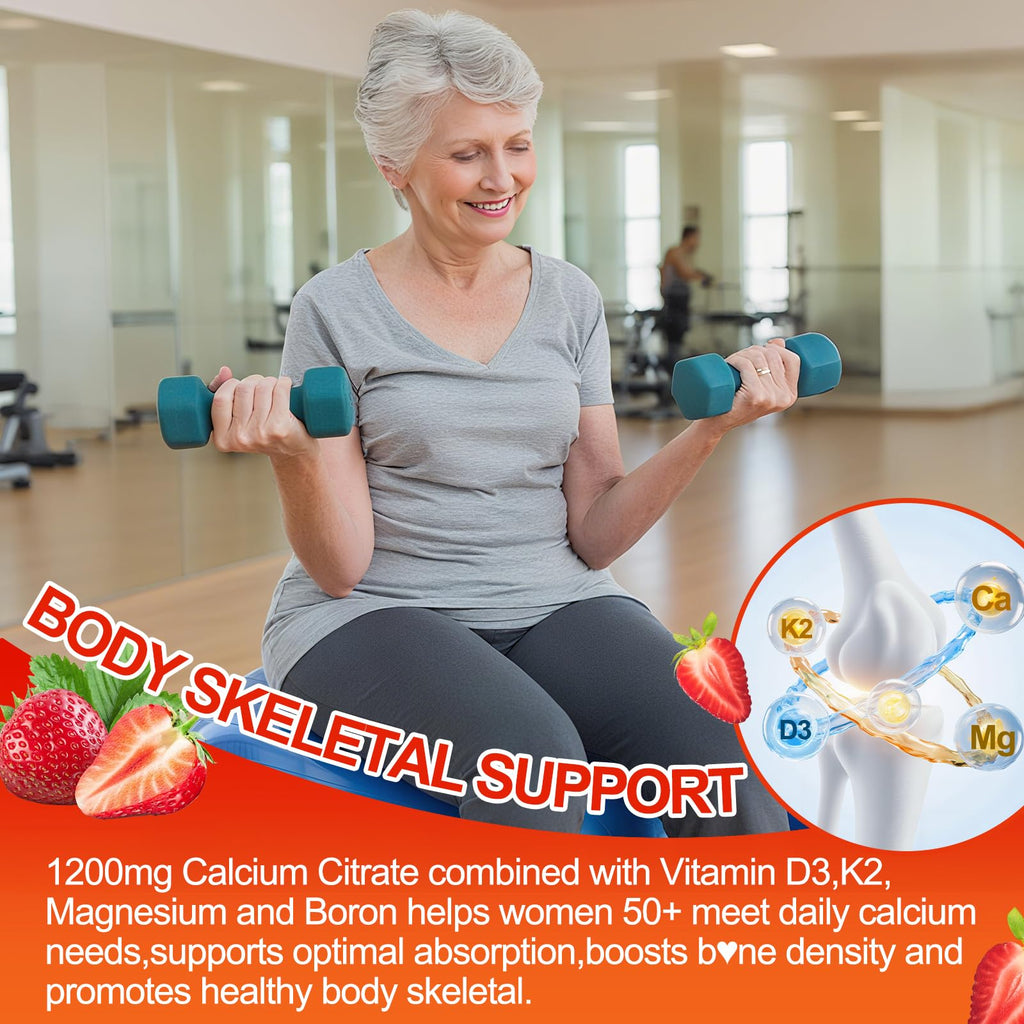 Calcium Citrate Gummies for Bone Health

