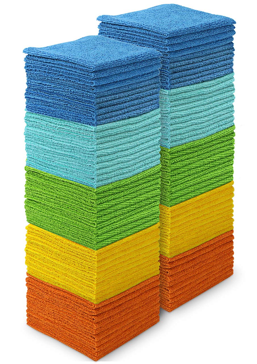 AIDEA Microfiber Cleaning Cloths – Soft, Absorbent Towels