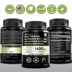 Milk Thistle Liver Support with NAC – Vegan Capsules

