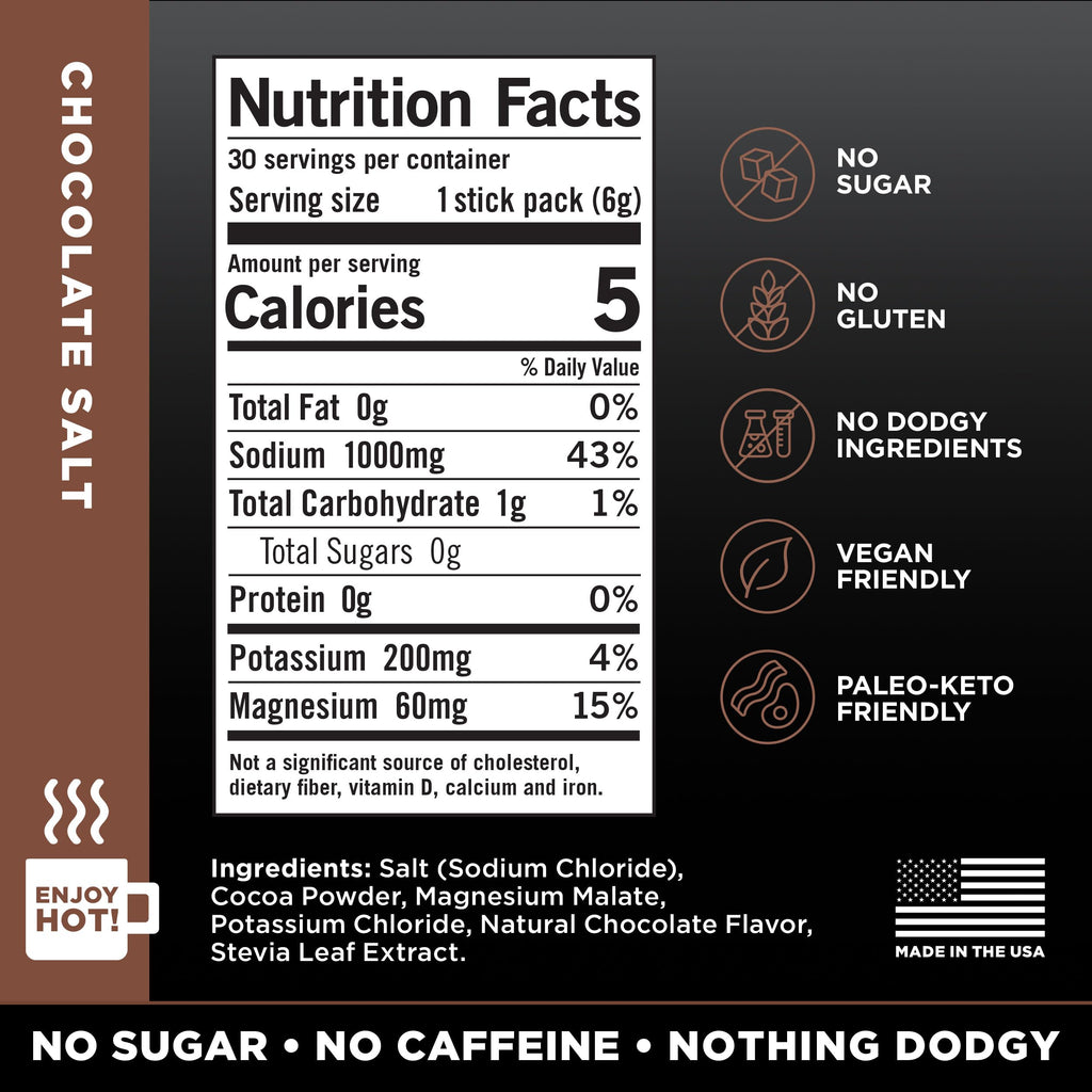 LMNT Zero Sugar Hot Chocolate or Coffee Mixer

