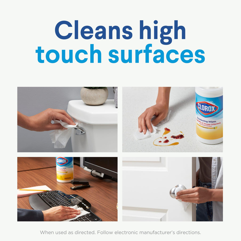 Clorox Disinfecting Wipes for Surfaces - Clean and Disinfect

