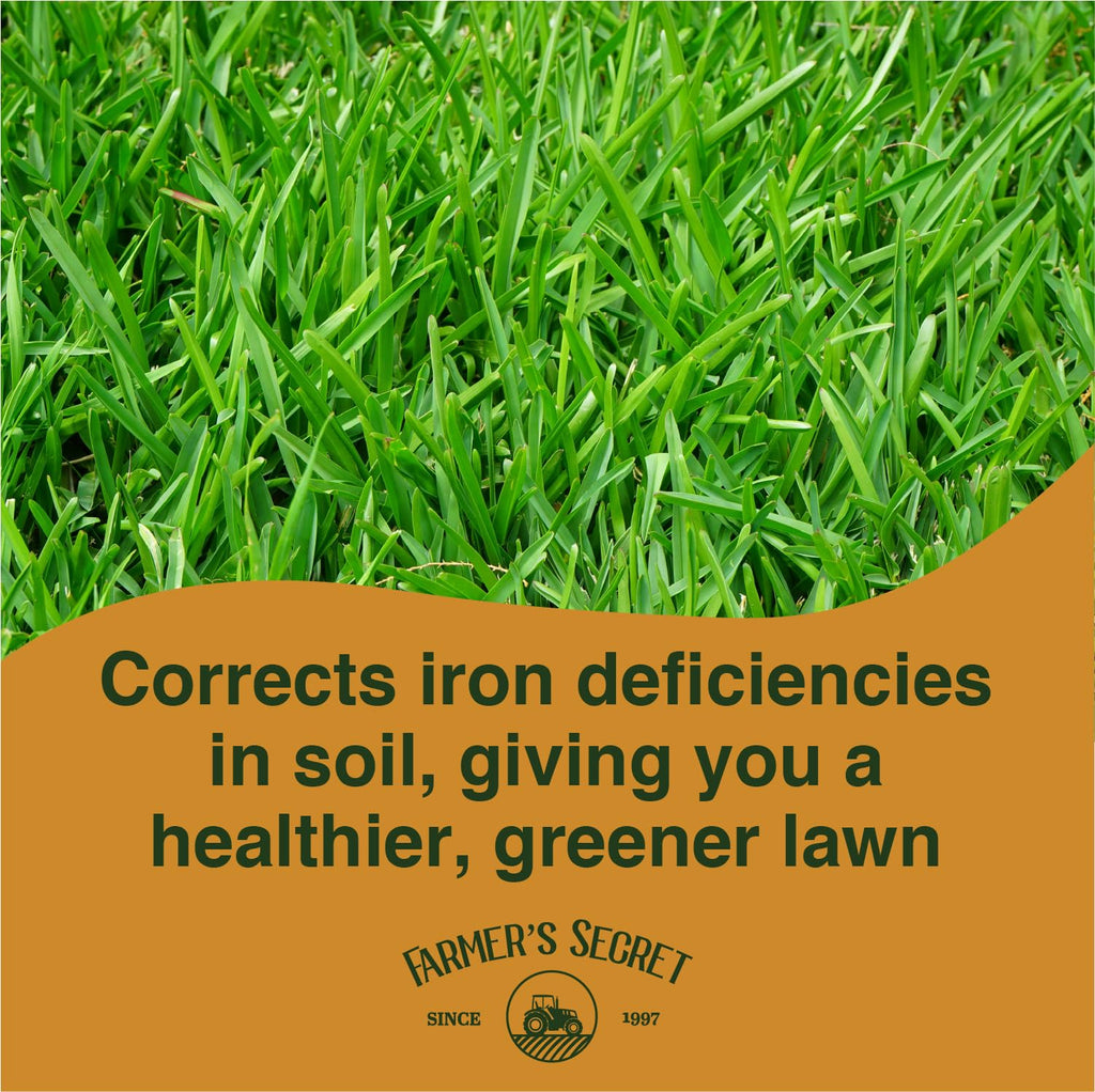 Farmer’s Secret Chelated Liquid Iron for Lawns | Shop Now

