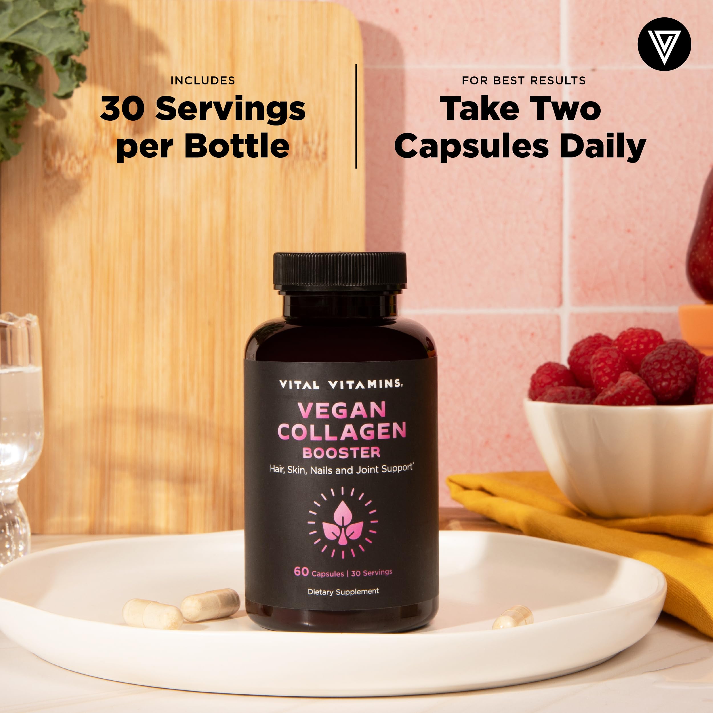 Vital Vitamins Vegan Collagen Booster - Hair Support

