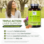 New Nordic Active Liver Gummies | Milk Thistle and Turmeric

