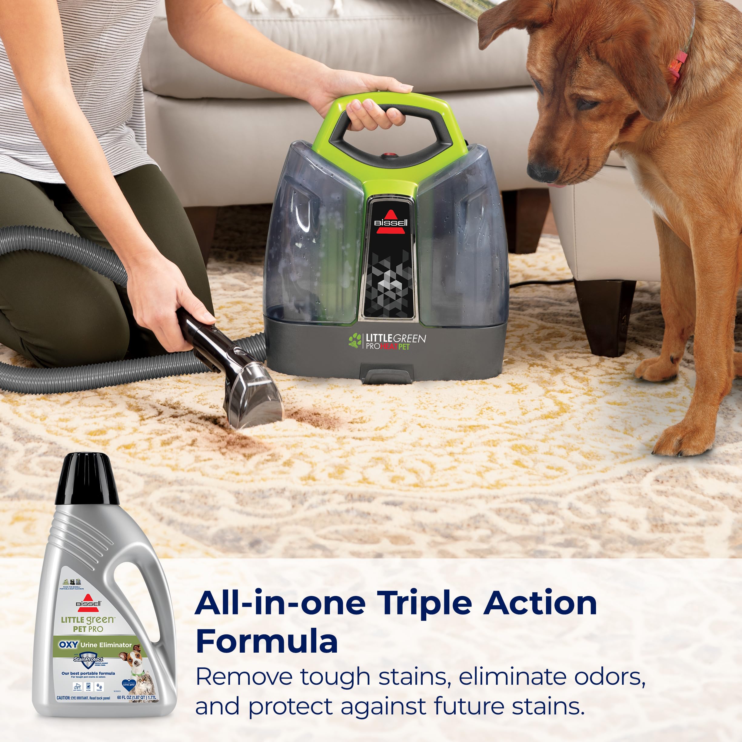 BISSELL Little Green PET-PRO-OXY Formula | Portable Cleaners

