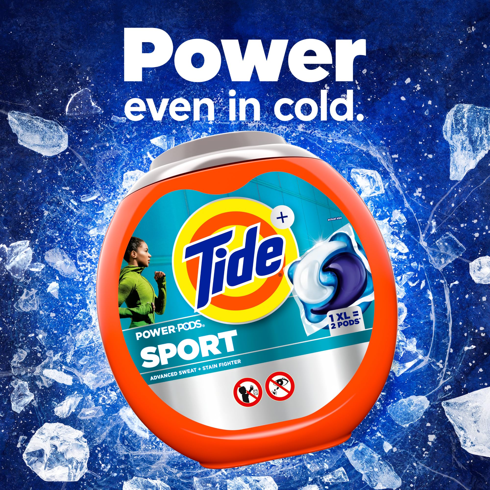 Tide Power PODS Detergent Pacs with Febreze Odor Eliminators

