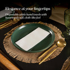 Servietto Linen-Feel Disposable Guest Towels


