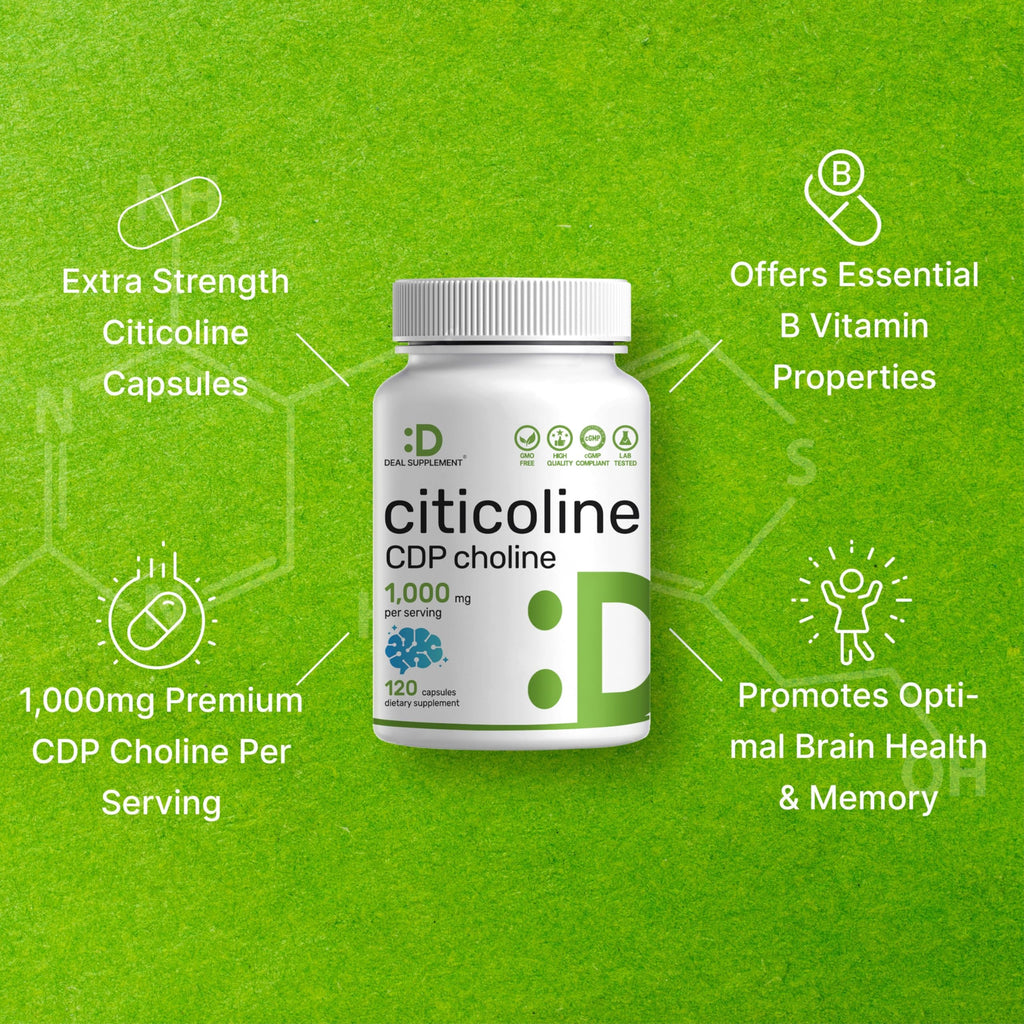 Citicoline CDP Choline Brain Support | Nootropic Supplement


