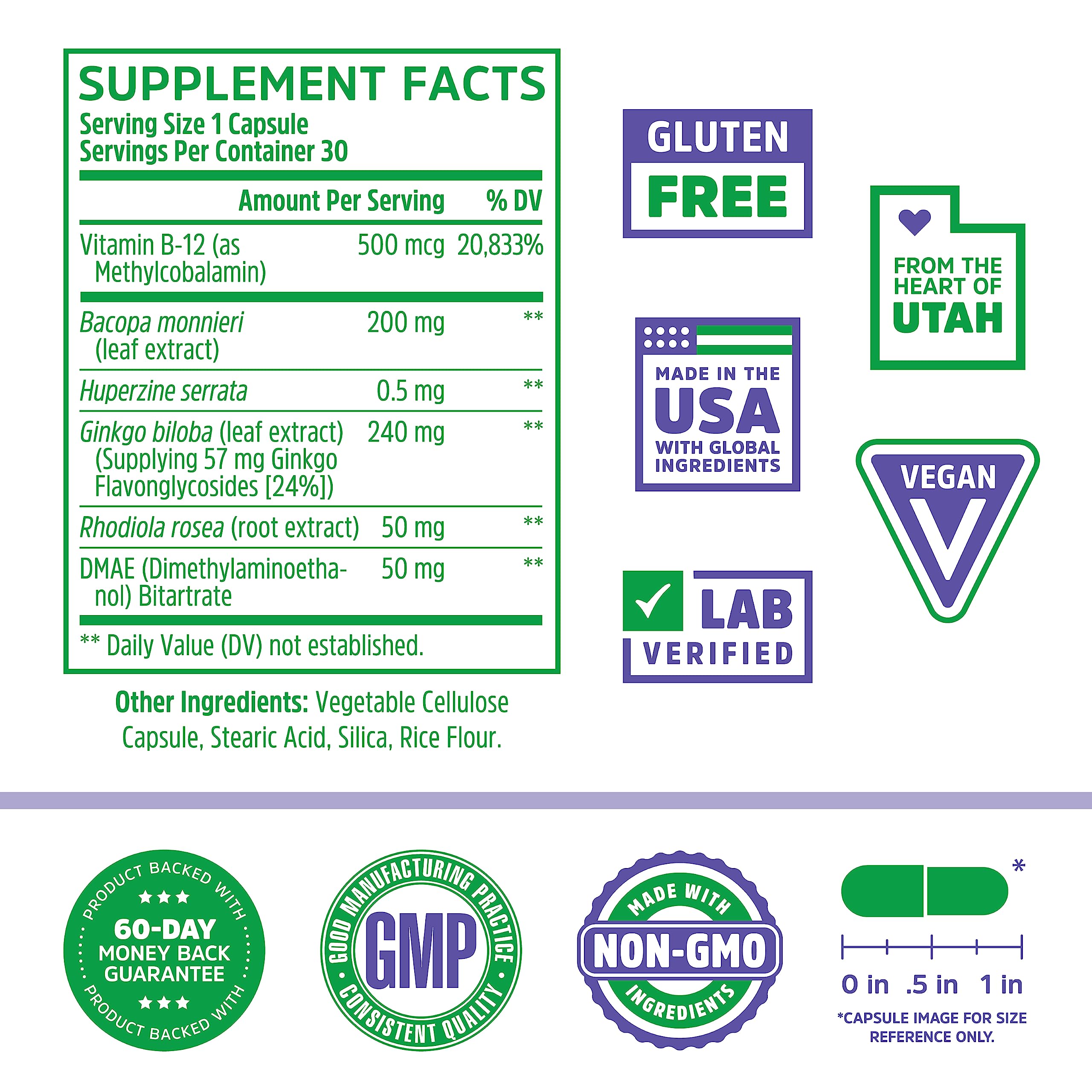 ZHOU Neuro-Peak Brain Support | Memory & Focus

