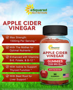 aSquared Apple Cider Vinegar Gummies with The Mother

