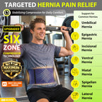 BLITZU Umbilical Hernia Belt - Abdominal Support

