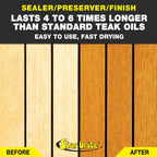 STAR BRITE Premium Golden Teak Oil for Outdoor Wood | Finish

