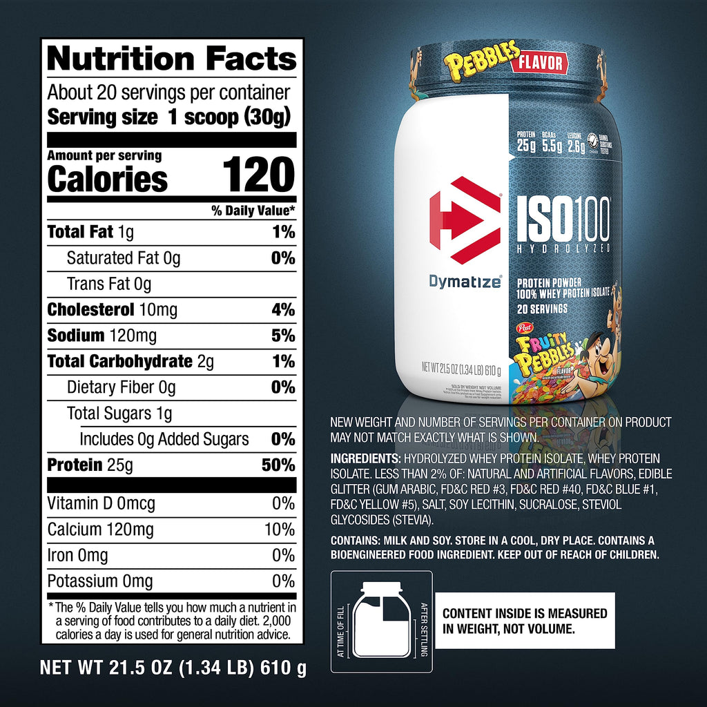 Dymatize ISO100 Whey Protein Isolate | Gluten Free

