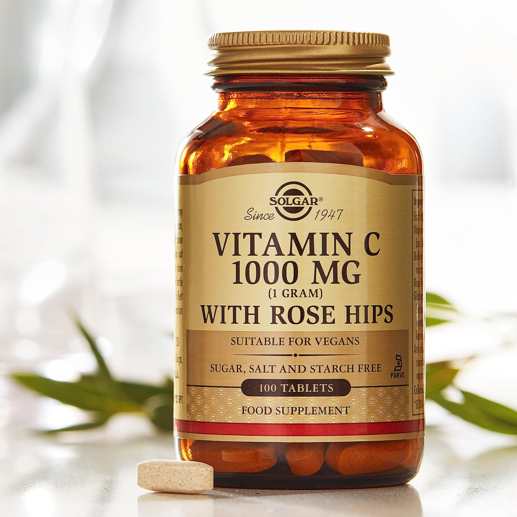Solgar Vitamin C 1000 mg with Rose Hips | Immune Support

