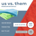 S&T INC Microfiber Cleaning Cloths for Home & Auto


