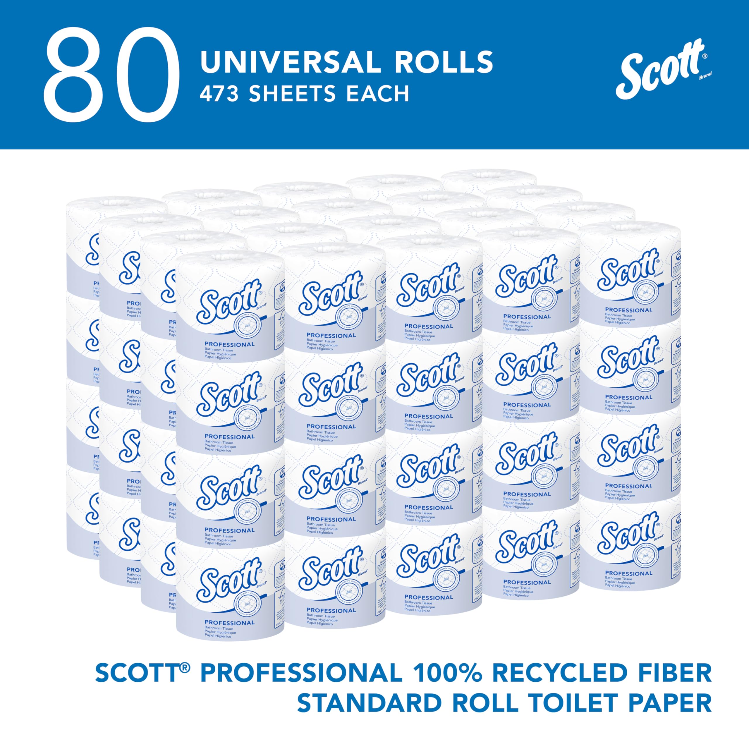 Scott Professional Bulk Toilet Paper for Restrooms

