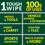 Simple Green Heavy-Duty Cleaning Towels | All-Purpose Wipes

