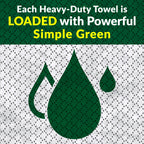 Simple Green Heavy-Duty Cleaning Towels | All-Purpose Wipes

