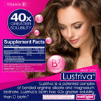 InstaRelief Hair Growth Supplement with Lustriva

