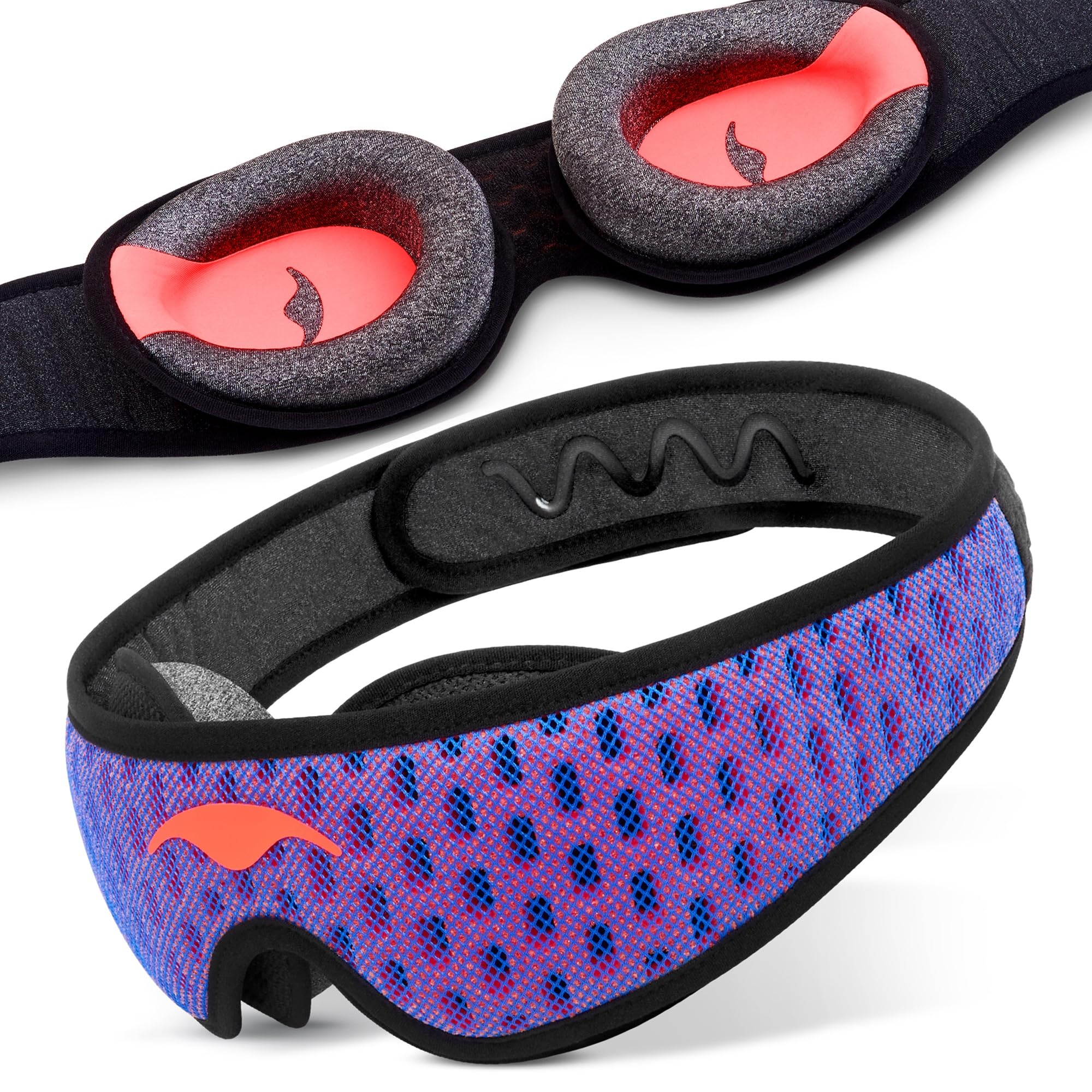 Manta Pro Sleep Mask 100% Light Blocking for Side Sleepers

