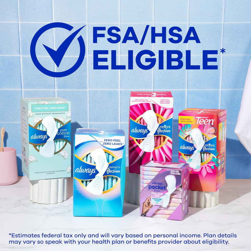 Always Radiant Teen Pads with FlexFoam

