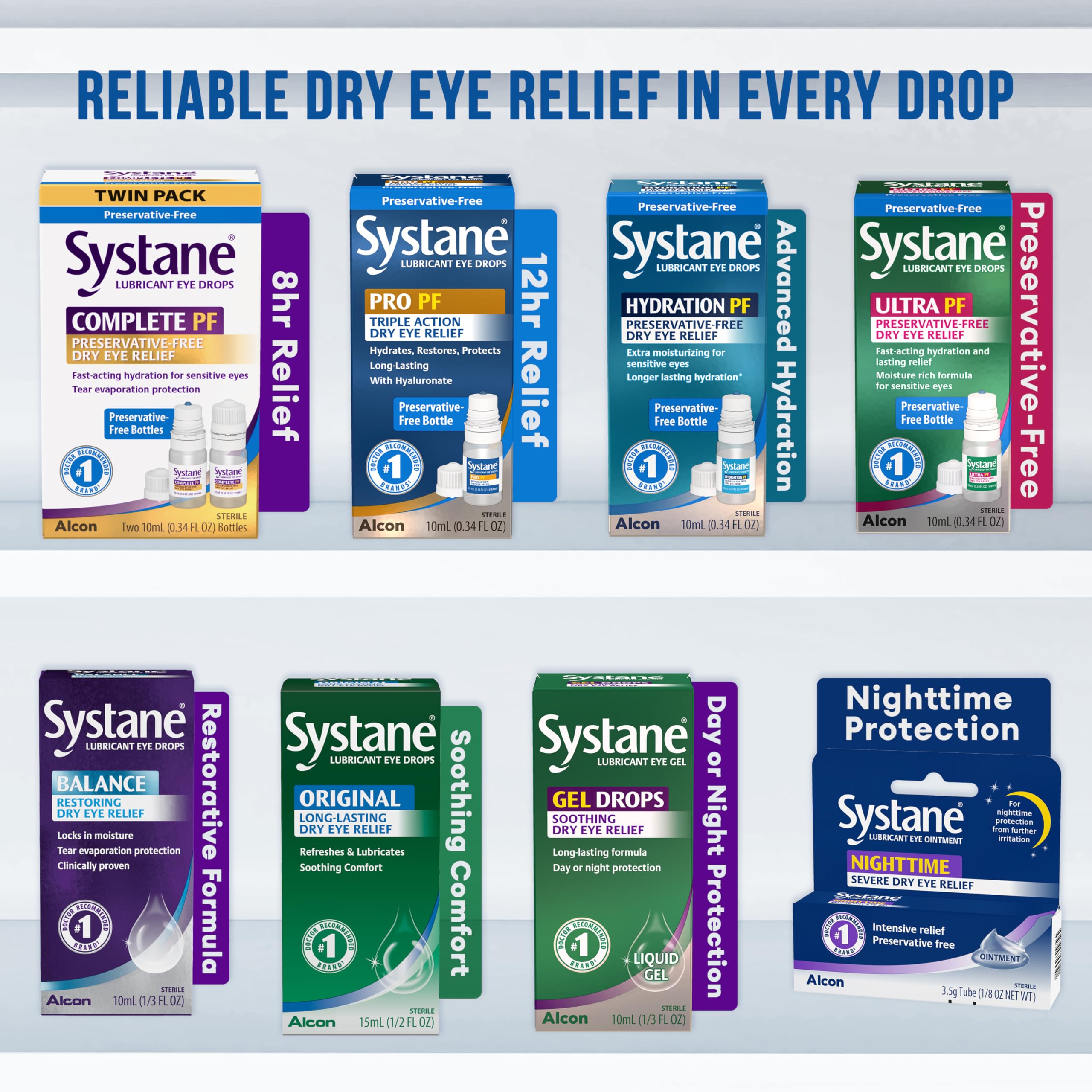 Systane COMPLETE Preservative-Free Eye Drops|Dry Eye Relief

