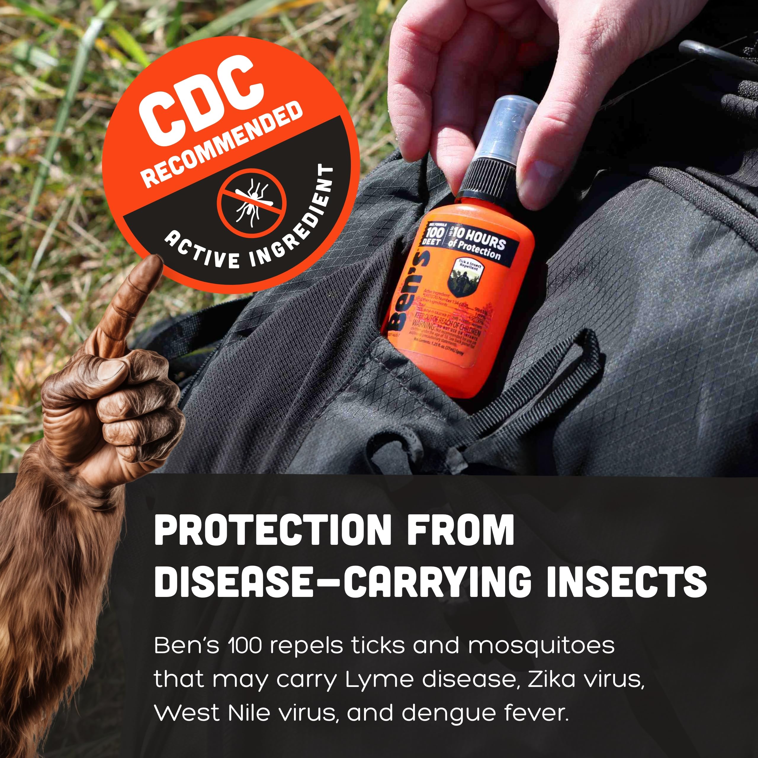 Ben's Tick & Insect Repellent Pump Spray - DEET

