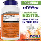 NOW Foods L-Theanine 200 mg Vegetarian Capsule | Stress Support

