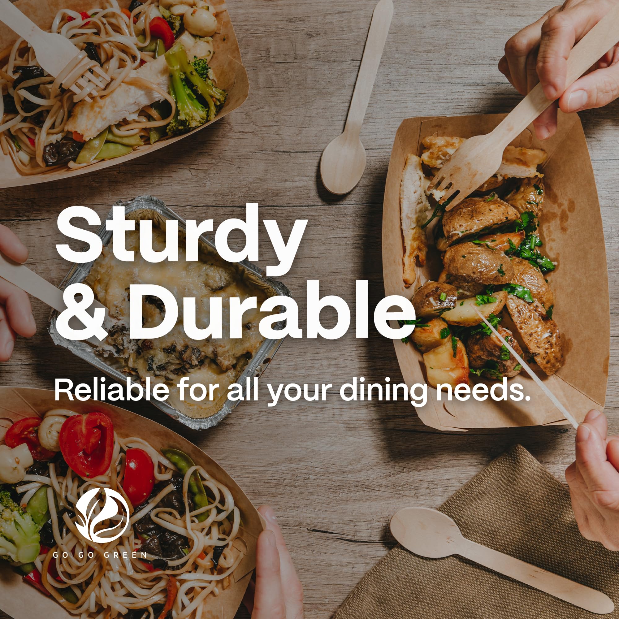 Compostable Cutlery Set - Disposable Utensils

