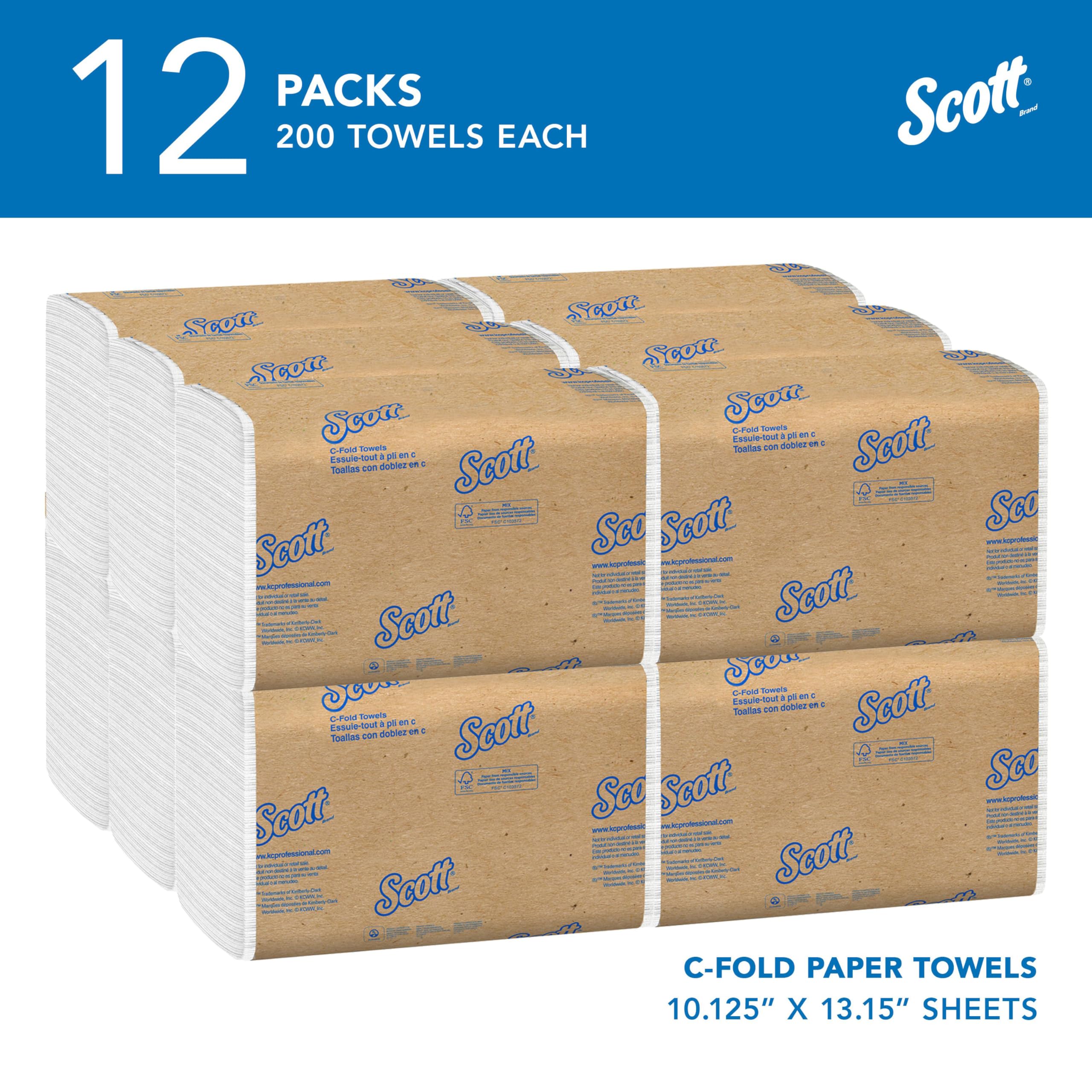 Scott Essential Folded Paper Towels for Commercial Use

