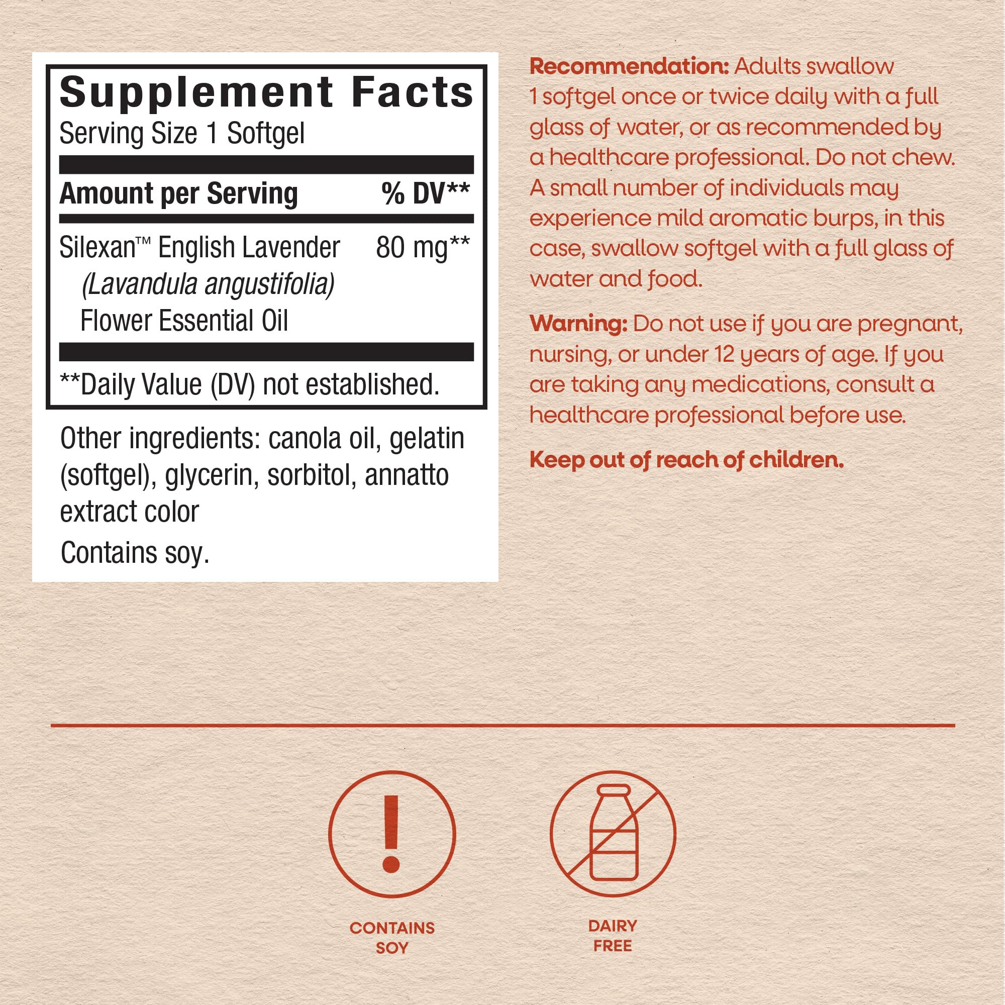 CalmAid Lavender Oil Softgels by Nature's Way

