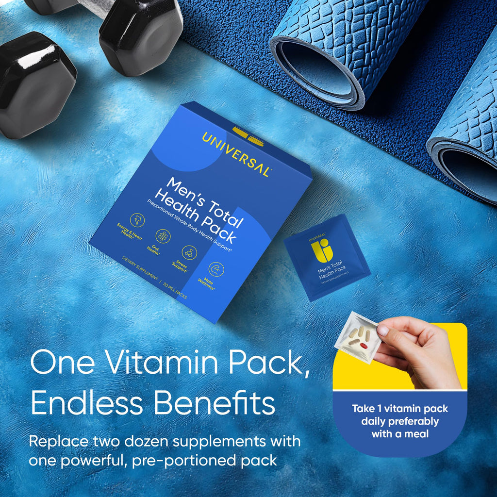 Universal U Total Health Multivitamin with Omega-3 Krill Oil

