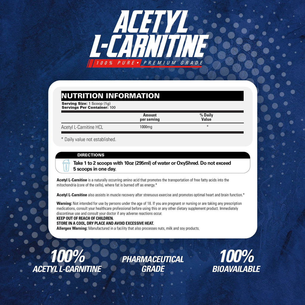 EHP Labs Acetyl L-Carnitine Powder – Brain Health & Energy

