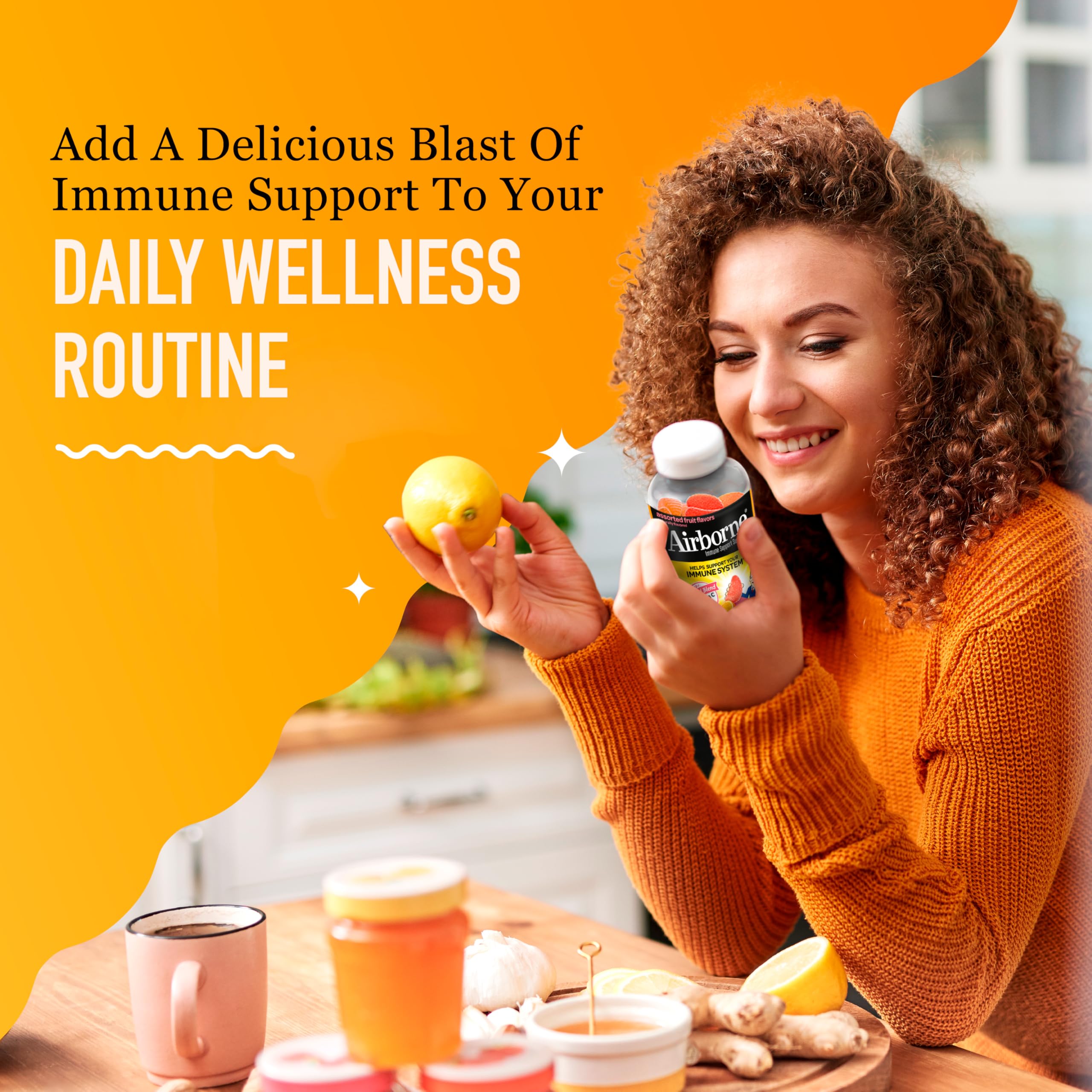 Airborne Vitamin C Gummies for Adults – Immune Support

