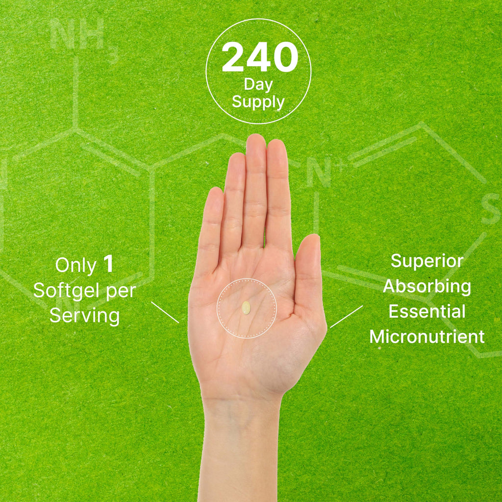 DEAL SUPPLEMENT Vitamin K2 MK-7 Softgels with Coconut Oil Base

