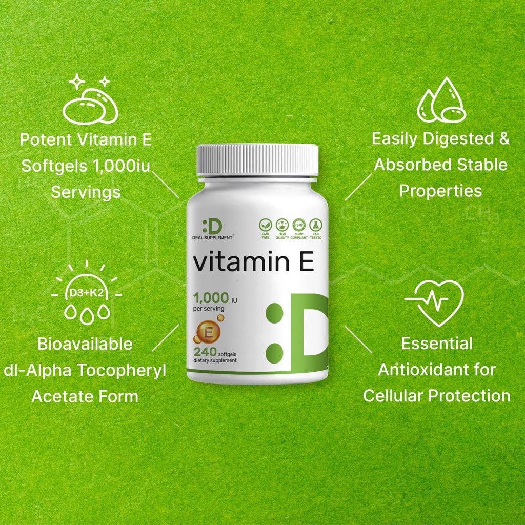 Deal Supplement Vitamin E Dietary Supplement


