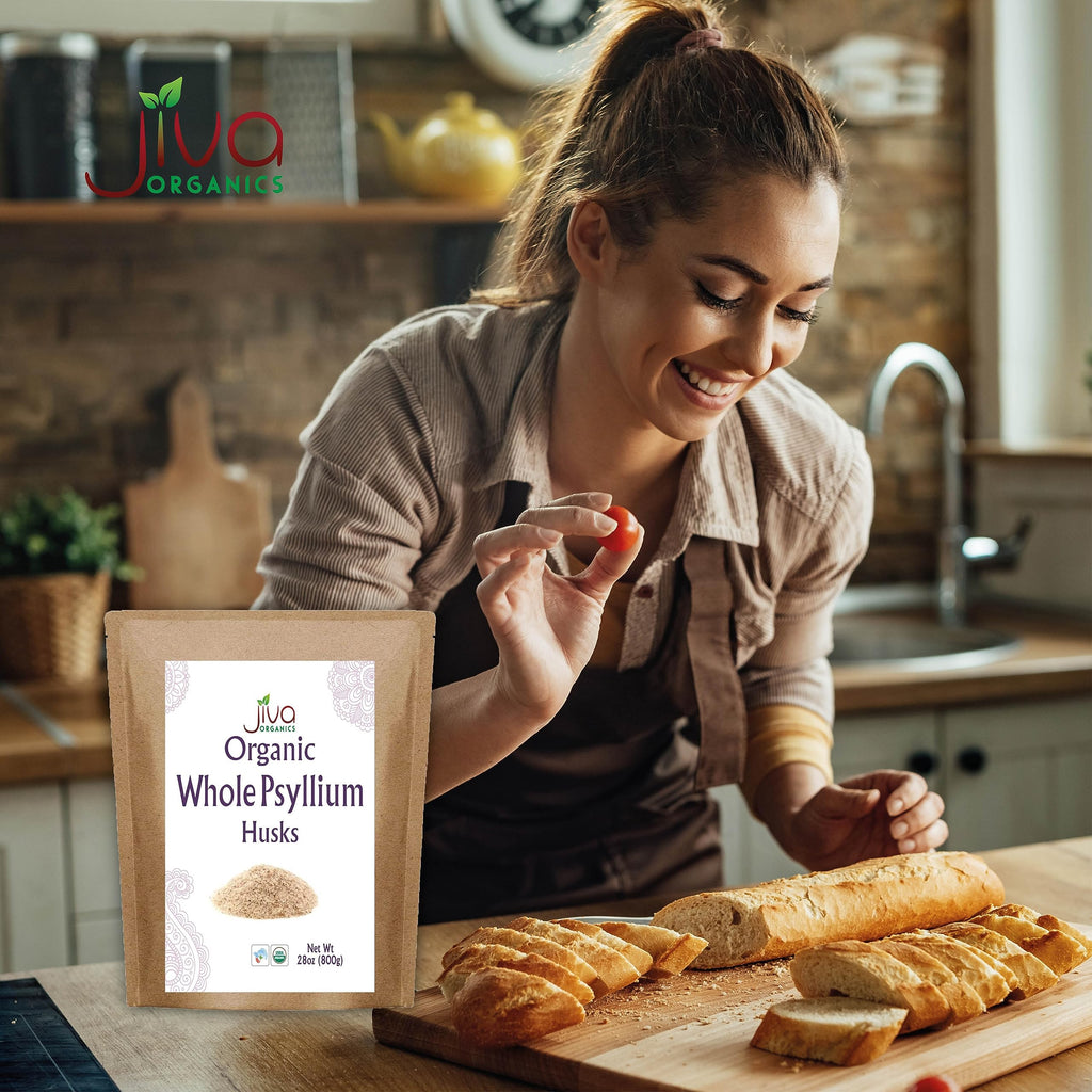 Psyllium Husk Isabgol by Jiva Organics - Organic Non-GMO

