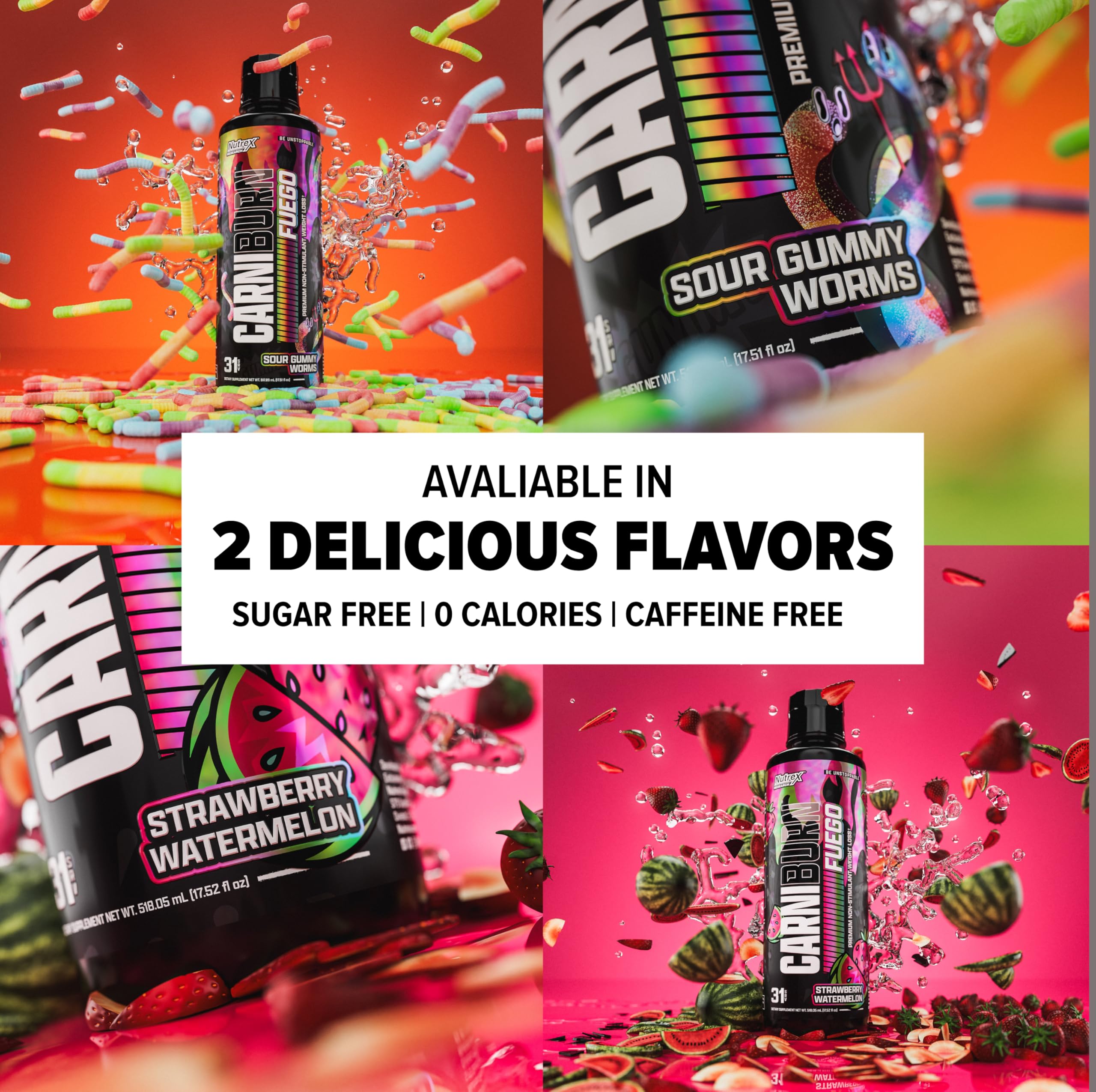 Nutrex Carniburn Liquid L-Carnitine – Stimulant-Free Booster


